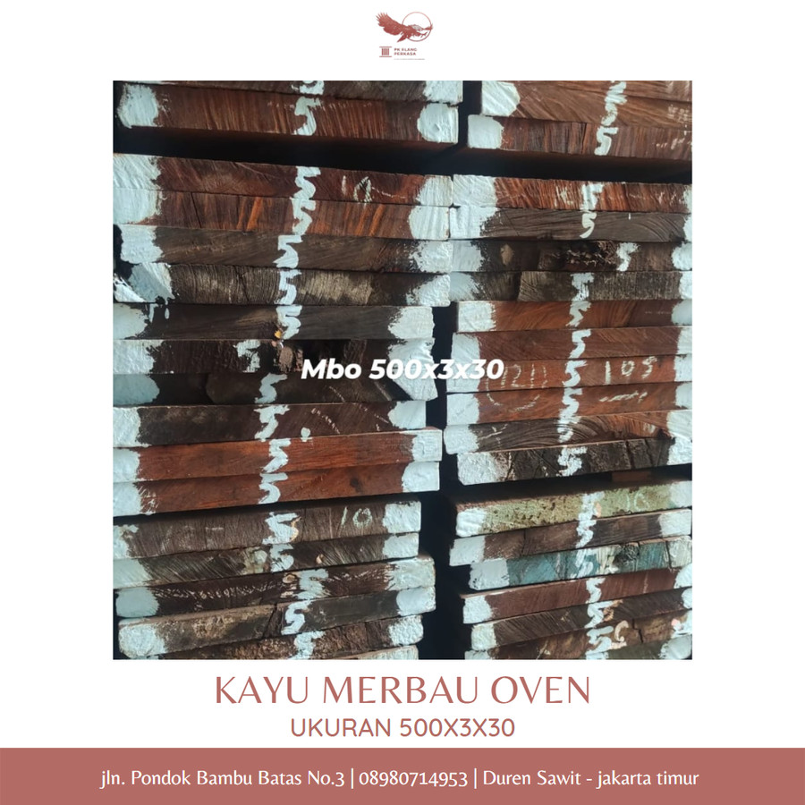 KAYU MERBAU OVEN UK.500X3X30